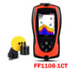 7ea2f4d49fb167d6 LUCKY Rechargeable Fish FF1108-1CWLA/CT Wireless Sonar Sensor Fishing Finder Color Display Max 45M Water Depth
