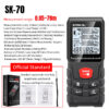 Snakol Tape Measure 50M/70M/100M/120M Laser Distance Meter Rangefinder Profesional Digital Range Finder Ruler Test Tools