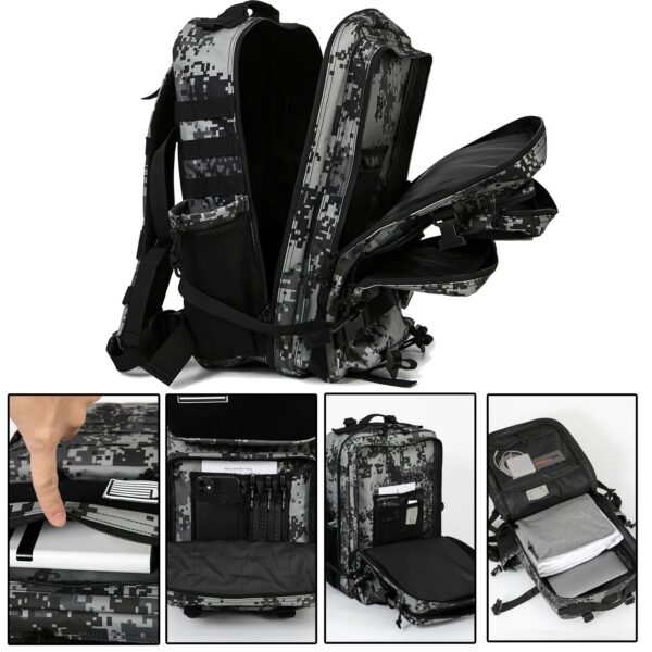 7ea34973e7a3b883 45L Molle Tactical Backpack Bag Hunting MOLLE Backpack GYM For Men EDC Outdoor Hiking Survival Rucksack Witch Bottle Holder