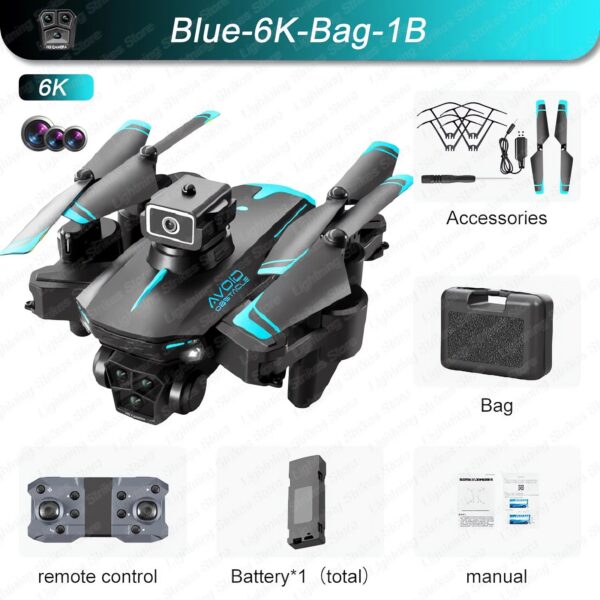 7ed53a67b85f2033 New KY605S RC Drone 8K Professinal With Three Camera Wide Angle Optical Flow Localization Four-way Obstacle Avoidance Quadcopter