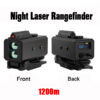 7eee16d1375ef099 LE032 1200M Range Finder IP65 Waterproof Outdoor Real-time Tactical Mini Laser Rangefinder Hunting Scope Mountable For Aim Sight