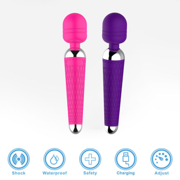 7efa3437303279de 20 Speeds Powerful AV Magic Wand Vibrator Clitoris G Spot Stimulator Toys for Women Personal Body Massager Adult Sex Product