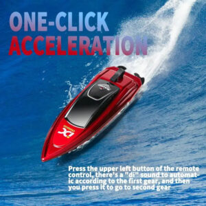 7f4a1c06783c58fb Mini RC Boat 5km/h Radio Remote Controlled High Speed Ship with LED Light Palm Boat Summer Water Toy Pool Toys Models Gifts