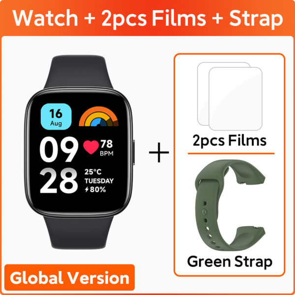 7f6f143e50dda34e Xiaomi Redmi Watch 3 Active Global Version Smartwatch 1.83'' LCD Display Bluetooth Phone Call 12 Days Battery Blood Oxygen 5ATM