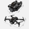 7f9c1a9267627da7 New M4 Drone 4K Professinal With Wide Angle Triple HD Camera Foldable RC Helicopter WIFI FPV Height Hold Apron Sell