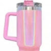 7fcce9560288b4b2 New Chocolate Gold US STOCK Cosmo Pink Quencher H2.0 Co-Branded 40oz Mugs With Handle Insulated Tumblers Lid Straw Stainless Steel Coffee Valentines Day Cup