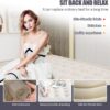 7fe4e219b76838fd Queen Size Inflatable Mattress | Inflatable Camp Mattress Pad,Queen Size Mattress, Comfort High Blow up Airbed for Home Travel, Picnic, Camping