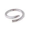 8008d9fb27993f7d Love rings for women diamond designer ring finger nail jewelry fashion classic titanium steel band gold sier rose color Size 5-10