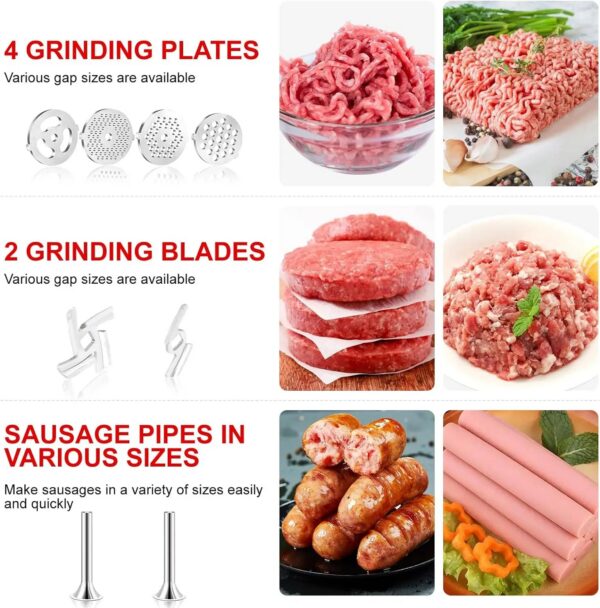 8009ae3c111f9d8b Metal Food Grinder Attachments for all KitchenAid chef and Cuisinart Stand Mixers SM-50 Series. Meat Grinders, Sausage Stuff