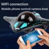 8015586e3429ebc9 RC Boat Submarine with Camera Underwater 6CH Wifi FPV Remote Boats Radio Control Toys for Boyts Kid Gifts