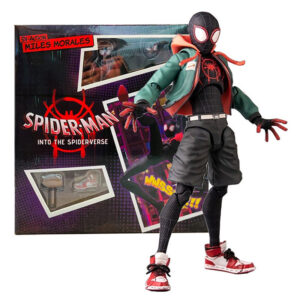 Sv Spiderman Miles Morales Action Figure Collection Sentinel Spider-Man Into the Spider Verse Figures Model Toys