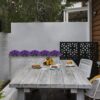 21 Bundles Artificial Outdoor UV Resistant Flowers No Fade Fake Outside Flowers Plastic Greenery Faux Shrubs Garden Porch Window Box Home Decoration(Purple)