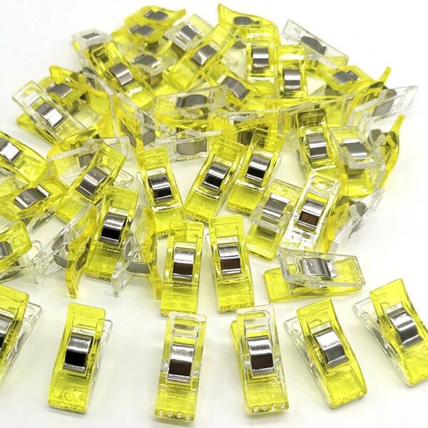 80297ac924eb6e49 50 Plastic Clips, Multiple Colors For And Clothes Supplies Fixing Clip for Patchwork Sewing