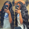 30Inch 13X4 13X6 Transparent Body Wave Front Wig Human Hair for Black Women Pre Plucked 360 Brazilian Lace Frontal Wigs