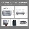 8044476b88c29c06 Ultra Light Inflatable Camping Pillow - Inflatable Pillow for Camping, Hiking, and Backpacking - Press-to-Inflate Design for Safer and Healthier - Compressed design for Hiking, and Backpacking Travel