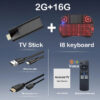 Q12 Mini TV Stick Android 14 ATV Ram 4GB 8GB Rom 64GB 128GB Quad Core Allwinner H313 2.4G&5G Wifi Global Streaming Smart TV Box