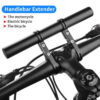 80734d819464fae0 Handlebar Bracket Carbon Tube Double Extension Riding Frame Bicycle Clip