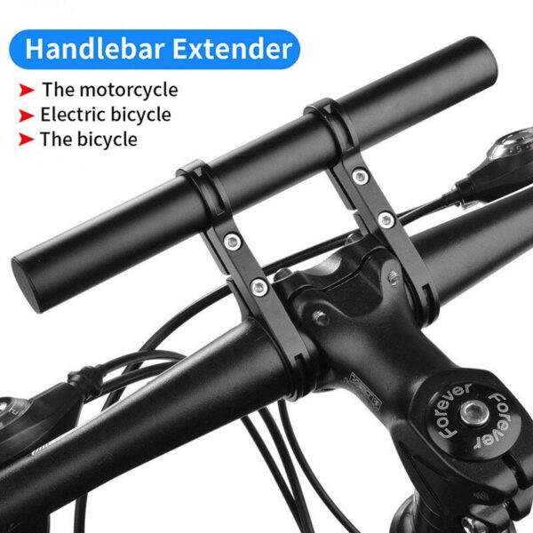 80734d819464fae0 Handlebar Bracket Carbon Tube Double Extension Riding Frame Bicycle Clip