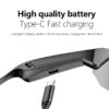 8076422b269ab83c YJ006 Cycling bluetooth smart glasses technology audio call remote headset sunglasses sports driving music earbuds headphones
