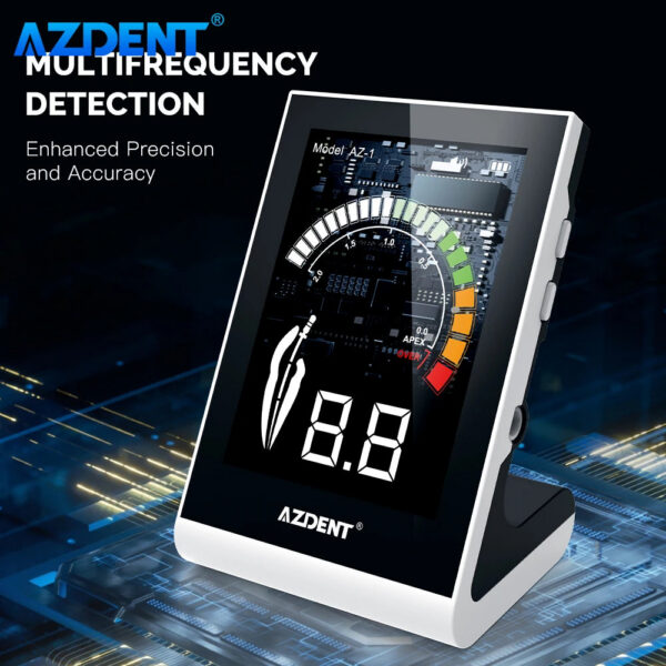AZDENT Dental Endo Apex Locator Root Canal Apex Location Periodontics Measurement Measuring Equipment New Color Display Dentists