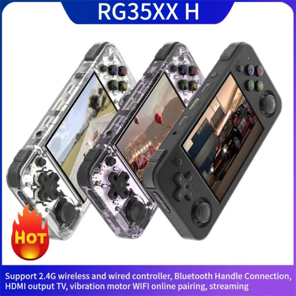 ANBERNIC RG35XX H Handheld Game Console Linux 3.5 Inch IPS Screen H700 Retro Video Player 3300mAh 64G 5528 Classic Games