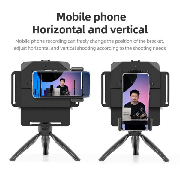 8097d4e4c3c4781d Ambitful Phone and DSLR Recording Mini Teleprompter Portable Inscriber Mobile Teleprompter Artifact Video With Remote Control