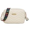 Rilibegan Embroidered Camera PU Material Casual Small Square Versatile Single Bag Printed Shoulder Strap