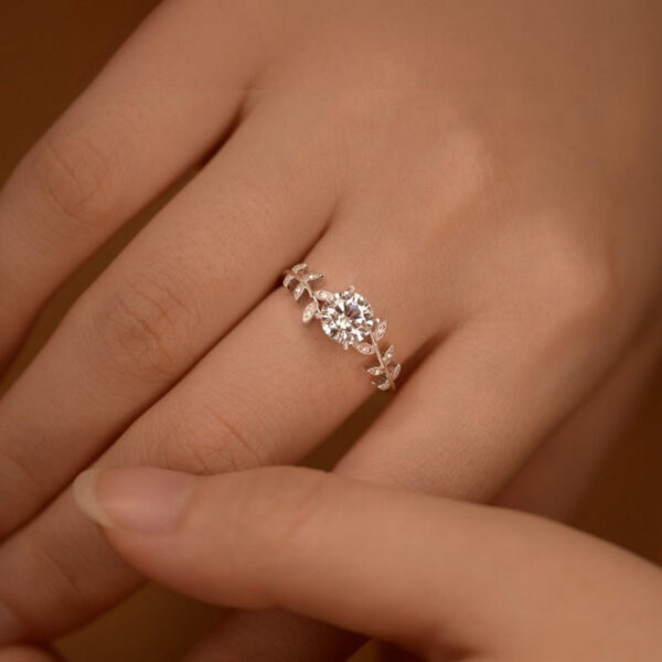 80b806236b8ab9b5 GRA Certified 1CT Real Moissanite Rings For Woman D Color VVS1 Lab Diamond S Sliver Engagement Promise Wedding Band Jewelry