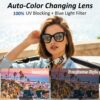 80c78668f8158fef 2026 New 3600mAh Large Capacity Smart Glasses 800W Pixel Anti-shake Camera 120+Language Translation Video Recording Call Glasses