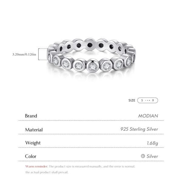 80e3a1e61f51840c Top Quality Luxury Original Real Solid 925 Sterling Silver Starshine Finger Ring Authentic Jewelry For Women Wedding Gift