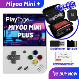 80e5179aa3c5f806 Miyoo Mini Plus Handheld Game Console, 3.5 Inch IPS 640x480 Screen, Support External TF Card, 3000mAh Battery