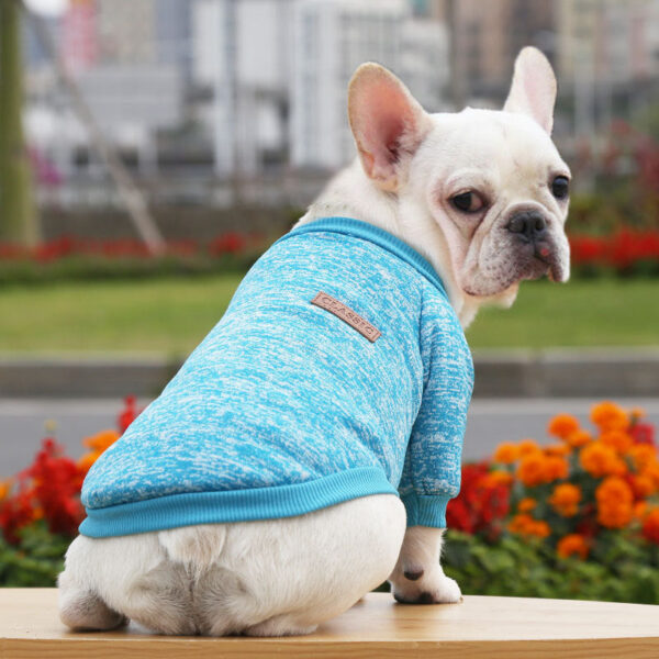 Dog Clothes For Medium Small Dogs Autumn Winter Warm Clothing Grey Cooling Vest Coat Pet Sweatshirt