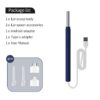 80fba20fe6d8cb3c Smart Visual Cleaner 3-in-1 Ear Sticks Otoscope USB C Charging Endoscope Wax Removal Tool Earpick Mini Camera Health Care