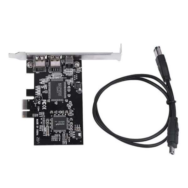 firewire controller card PCI-E PCI Express FireWire 1394a IEEE 1394 Controller Card with Firewire Cable