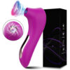 8128da645b6289f7 Adult Supplies Sucker Clitoris Sucking Vibrator Female Clit Oral Stimulator Nipple Vagina Sex Toys for Women Masturbator Product