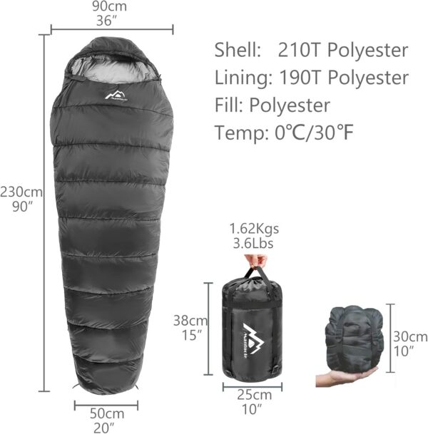 8130c774b07b9768 Heated Sleeping Bag 5pcs Multi USB Power Support Heating Pads,Operated with Battery Power Bank or Other USB Power Supplies, Portable Compact Bag, Mummy Style.