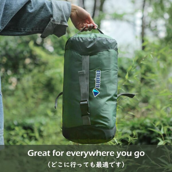 81381d3039ca4d8a TRIWONDER Compression Sack Nylon Compression Stuff Sack Compression Stuff Sack Sleeping Bag Stuff Sack Ditty Bags with Dust Flap for Backpacking, Hiking, Camping, Traveling