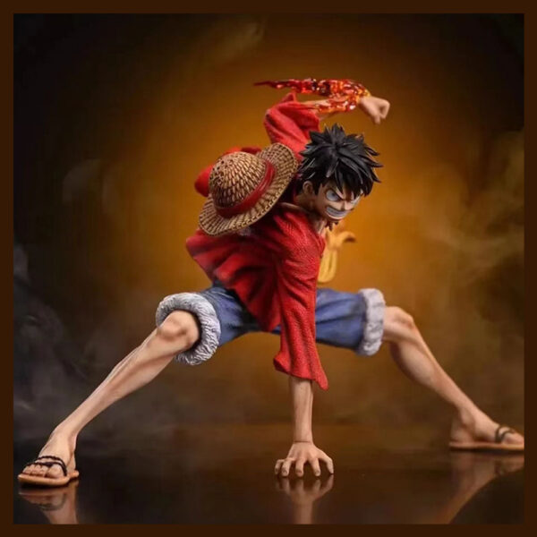 18cm One Piece Monkey D. Luffy Battle Style Action Figures Anime Collection PVC Model Doll Toys Kid Birthday Gifts