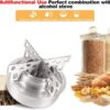 8147729754aa3053 KLYNGTSK 2 PCS Alcohol Stove Cross Stand Stainless Steel Pot Stand Portable Alcohol Stove Rack Shelf Alcohol Stove Stand for Camping Hiking Backpacking Outdoor Activities (9.6 * 2.9cm)
