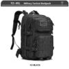8159de837b690fcc Tactical Backpack 3 Day Assault Pack Molle Bag 38/45L Large Outdoor Waterproof Hiking Camping Travel 600D Rucksack Men Fishing