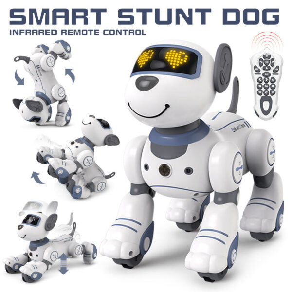 815b41d03f6f5ccf Intelligent Remote Control Robot Dog Electronic Stunt Voice Command Programmable Touch-sense Music Song Children's Toys for Boys