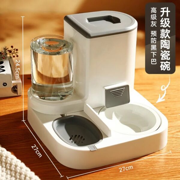 Automatic and Feeding Device, Dog Basin, 2-in-1 Water Dispenser, Cat Bowl, Pet Supplies