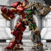 818aab57ee78d115 2700+pcs Iron Heroes Blocks Action Figures Mark Building Sets Buster Mech DIY Brick Collectible Toys for Boys Adult Kids Gifts