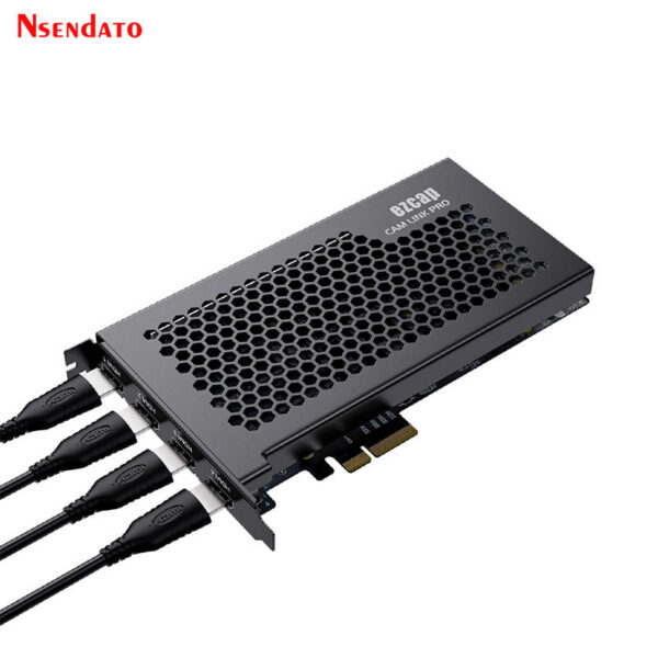 8195cec719dbe81d Ezcap335 PCI-E 4Ch HDMI PCIE Video Capture Grabber Board Card For Multicam Live Streaming Camcorders DSLRs Action Camera Laptop