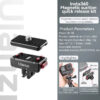 81a1cb769db327da Ulanzi IN01 Magnetic Quick Release Mount Kit for Insta360 X4/X3/ONE X2/X/ GoPro Hero 13 with 1/4" Screw Action Camera Interface