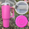 81a299ff93c93fdf DHL New Chocolate Gold Black Chroma Quencher H2.0 40 oz tumblers cups handle insulated Straw Winter Pink Flamingo Red Car Mugs Stainless steel cup with 1:1 0319