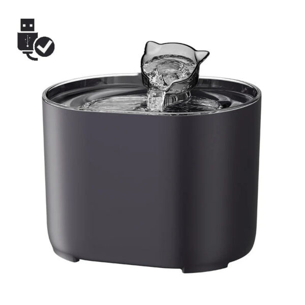 81e397edb86de268 Cat Fountain Auto Filter USB Electric Mute Dog Bowl Recirculate Filtring Drinker for Cats Pet Water Dispenser
