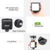 81edef1a6ad74aeb Ulanzi VL49 6W Mini Vlog LED Fill Light White 2000mAh 5500K Zoom Lighting Photographic Lighting Video Phone Selfie Fill Lamps