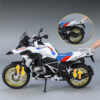 81f289e6c45545f5 1/9 R1250 GS ADV Alloy Racing Diecasts Street Sports Motorcycle Model Simulation With Light Collection Kids Toys Gift