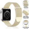 Sunnywoo Metal Stainless Steel Band Compatible with Apple Watch Bands 40mm 38mm 41mm 42mm 44mm 45mm 49mm,Silver Loop Adjustable Magnetic Strap for iWatch Series Ultra 8 7 6 5 4 3 2 1 SE for Women Men
